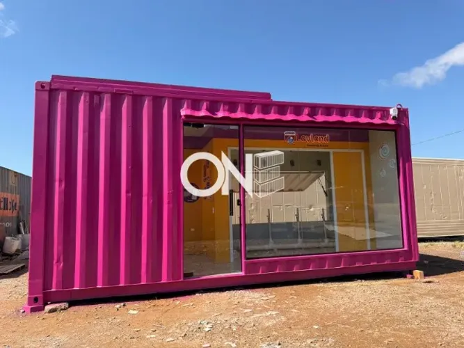 Lavanderia em container pronta para instalar