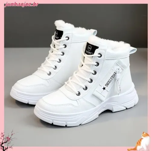 Botas Femininas Impermeáveis Antiderrapantes Sapatos De Inverno Femininos 2024 Plataforma
