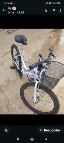 Bike feminina aro 24 super nova!!!