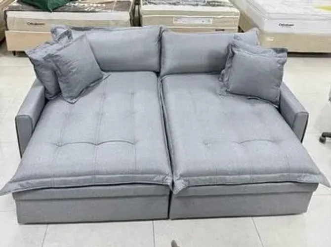 Sofá Cama Baú Retrátil Reclinável 2,20m - Entregamos!!