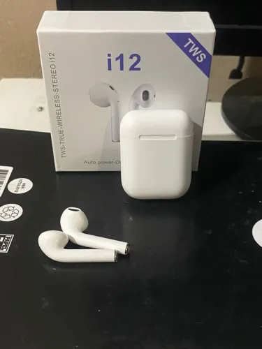 ? Fone Bluetooth i12 TWS Sem Fio<br>? R$ 49,90