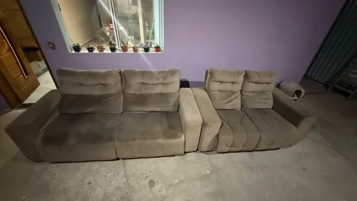 Sofá três e dois lugares 