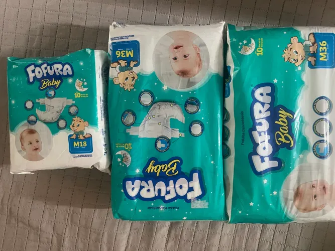 Fraldas Fofura M