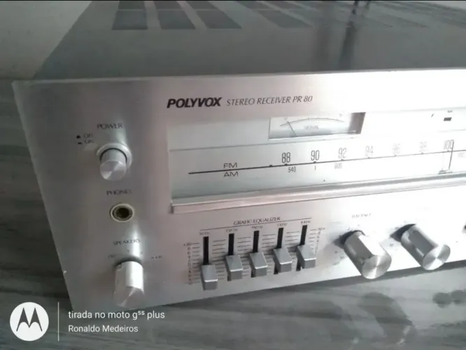 Receiver polivox pr80 ( não funciona) sucata