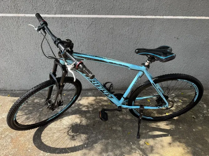Bicicleta Aro 29 Dropp Alumínio - Freio a Disco e Suspensão Dianteira (Bom Estado)