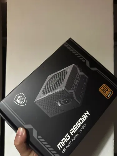 Fonte MSI MAG A650BN 650W 80 Plus Bronze | PFC Ativo