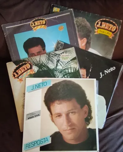 Lote 5 Lp's Discos De Vinil Gospel Evangélico - J. Neto