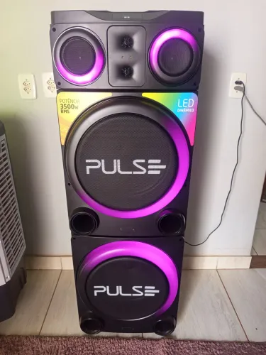 Caixa de som torre pulse 3500W RMS nova .