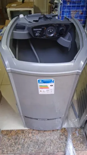 Lavadora Suggar Lavamax 20Kg Painel quebrado 110V