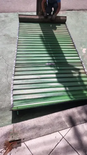 Porta de aço 3x3