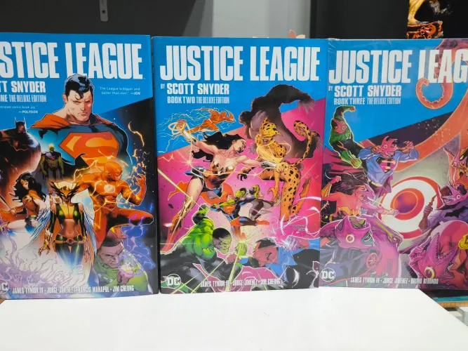 Justice League Scott Snyder OHC Importado Vol 1, 2 e 3 Completo