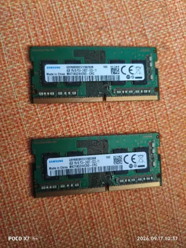 Memórias Samsung 8GB DDR4 Notebook Originais 