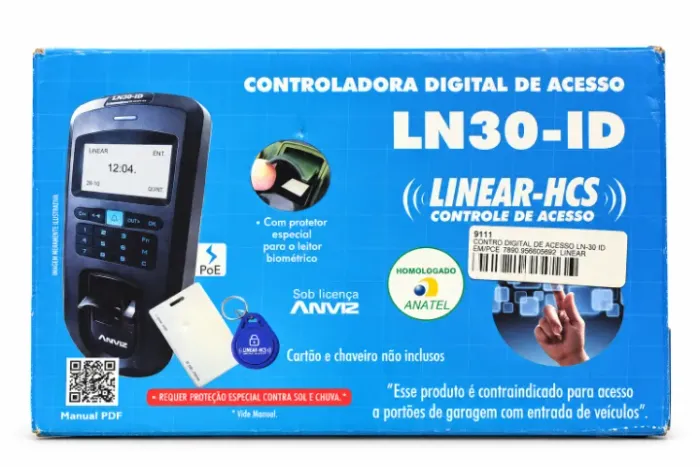 CONTROLADORA DIGITAL DE ACESSO LINEAR-HCS LN30-ID