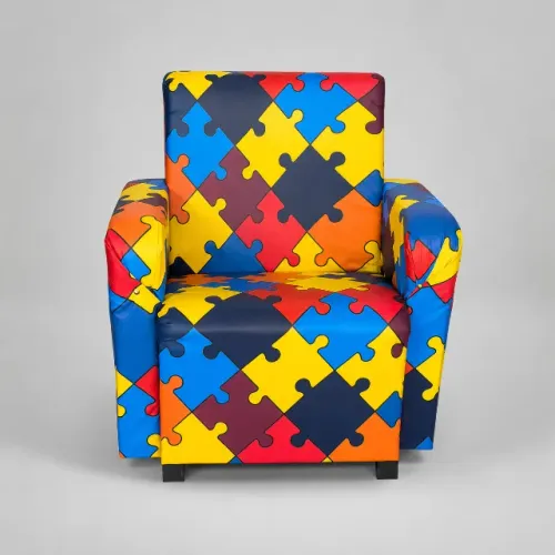 Poltrona Infantil Personalizada - Modelo Quebra-Cabeça