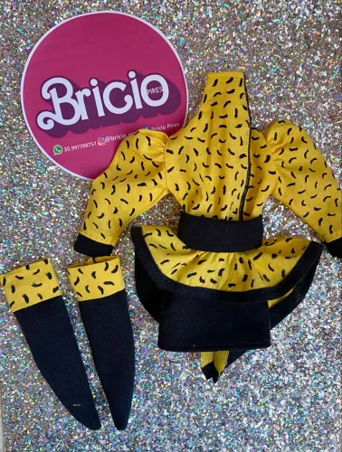 Roupinha para boneca Xuxa xuxinha tamanho Barbie estrela