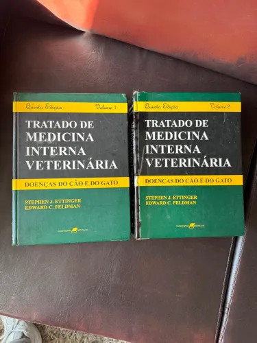 livro TRATADO DE MEDICINA INTERNA VETERINÁRIA DOENÇAS DO CÃO E DO GATO