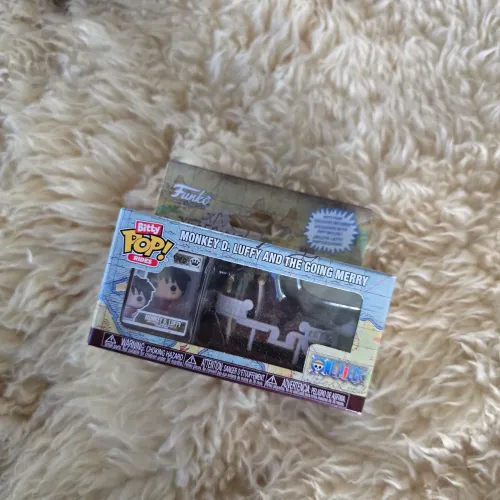 Funko Pop Bitty Rides Monkey D. Luffy e The Going Merry versão mini funko