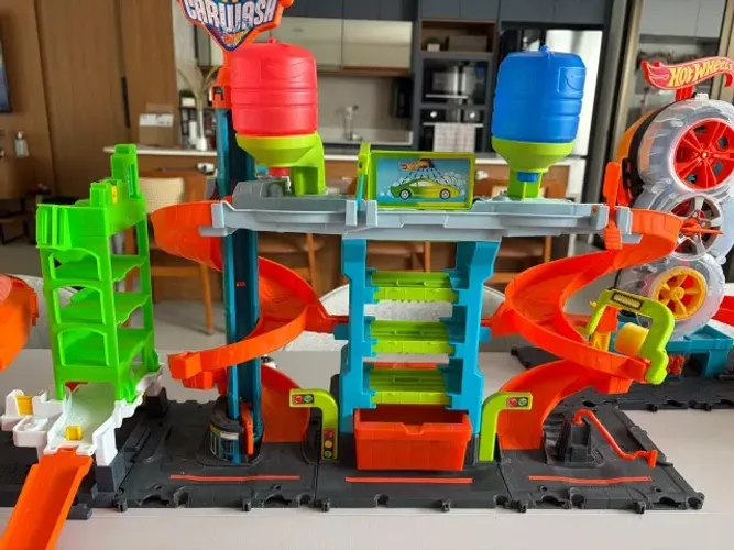 Pista Hot Wheels City Lava Rapido Mega Torre