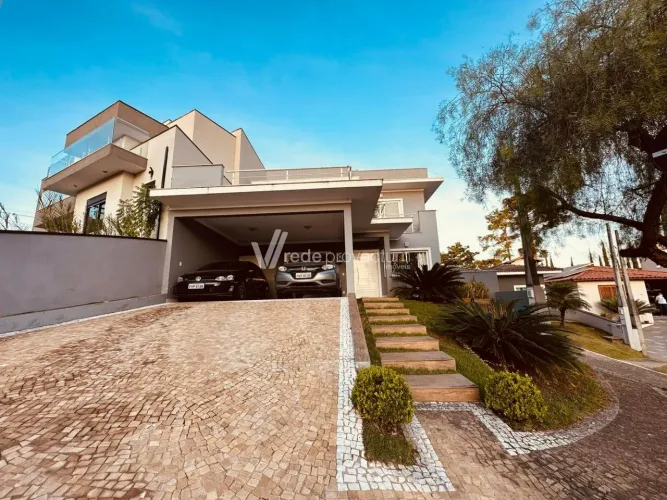 Casa contemporânea à venda em condomínio na cidade de Valinhos SP