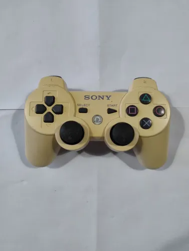 Controle PlayStation 3 Sixaxis original branco.