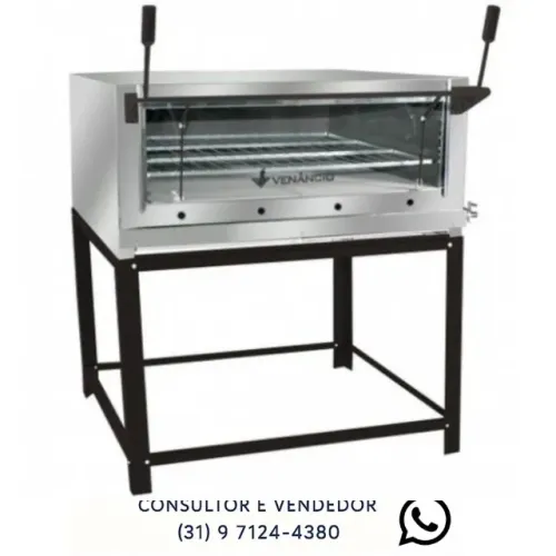 Forno Refratário 80x60CM Venâncio a Gás