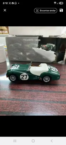 Miniatura triumph 1:18 kyosho corrida rara tr3s race