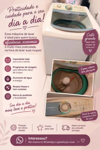 Máquina de lavar roupa 