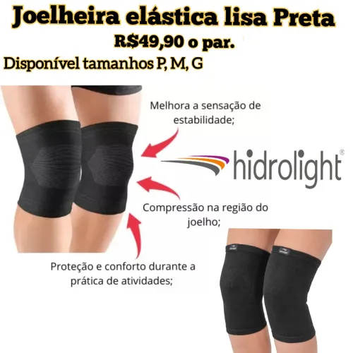 Joelheira elástica hidrolight