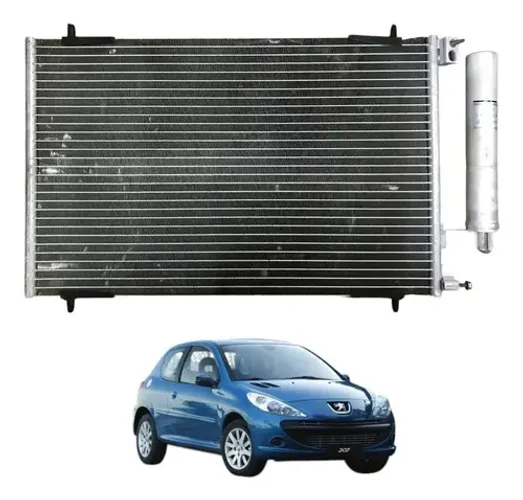 Condensador Ar Condicionado Peugeot 207 1.4 2011 2012 Manual