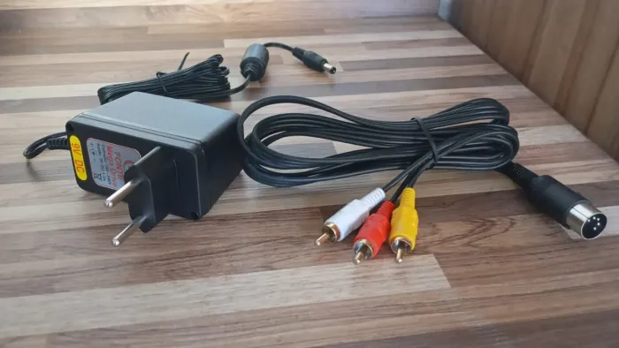 Fonte e cabo AV para mega drive 1 e 2