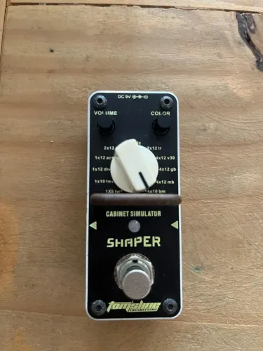 Pedal Shaper simulador de gabinete e caixa