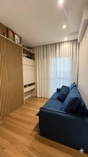Apartamento mobiliado para alugar ao lado da São Leopoldo Mandic 2 quartos, quintal e vag