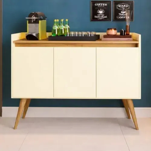 Buffet Flip perola Mel 3 portas novo de loja