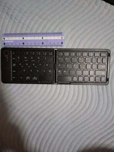 Teclado QWERTY dobrável bluetooth