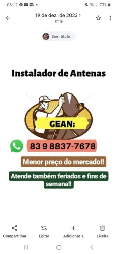 Instalador de antena