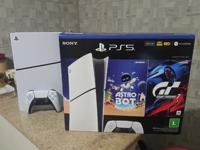 PS5 SLIM NA CAIXA