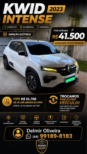 Renault Kwid Intense 1.0 Flex 12V 5P Mec. 2023