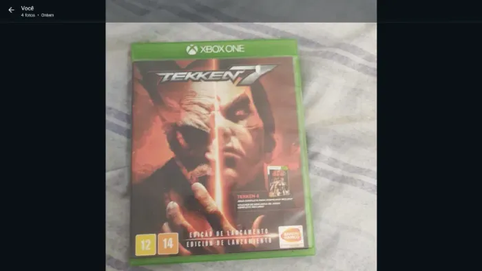 CD Tekkens 7 mídia física Xbox One PROMOÇÃO (valor original 115).