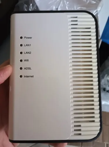 roteador novo, na caixa