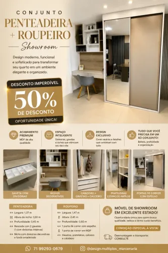 Venda de showroon com 50% desconto 