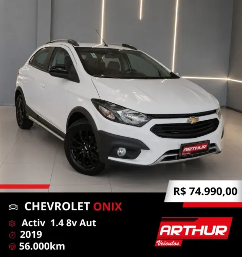 Chevrolet Onix Activ 1.4 8V Flex Aut. 4P 2019