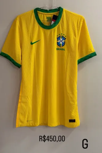 Camisa Seleção Brasileira Amarela Masculina Original