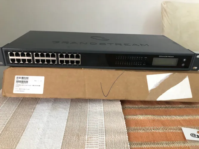 Gateway Analógico Grandstream Gxw4224 24 Portas Fxs. Novo aceito troca Olt
