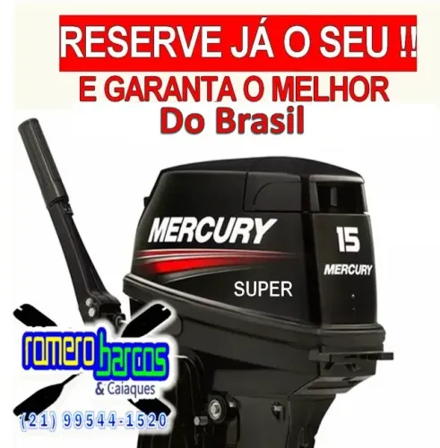mercury 5 hp motor de popa pronta entrega