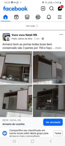 Armario cozinha seme novo
