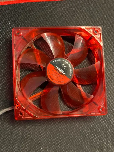 Kit 4 Ventoinhas / Coolers de Gabinete DEX 120mm LED Vermelho 12V