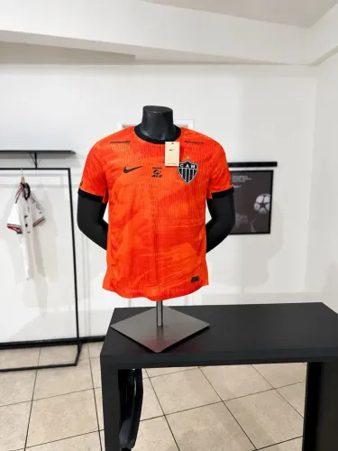 Camisa Atlético Mineiro III Third s/ H2 Bet - Versão Jogador Laranja