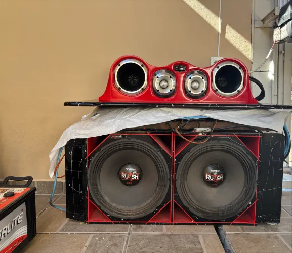 SOM AUTOMOTIVO COMPLETO - BOMBER + JBL