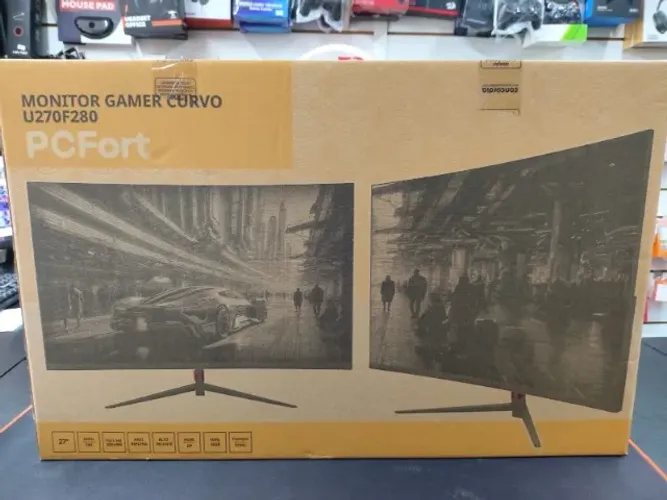 Monitor Gamer Curvo PCFort U27F280 27" 280Hz 1ms Full HD