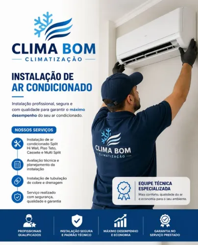 Instalação de ar Split 300,00